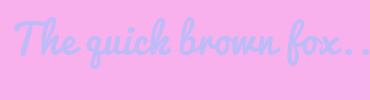 Image with Font Color BDBCF9 and Background Color F9B1EE